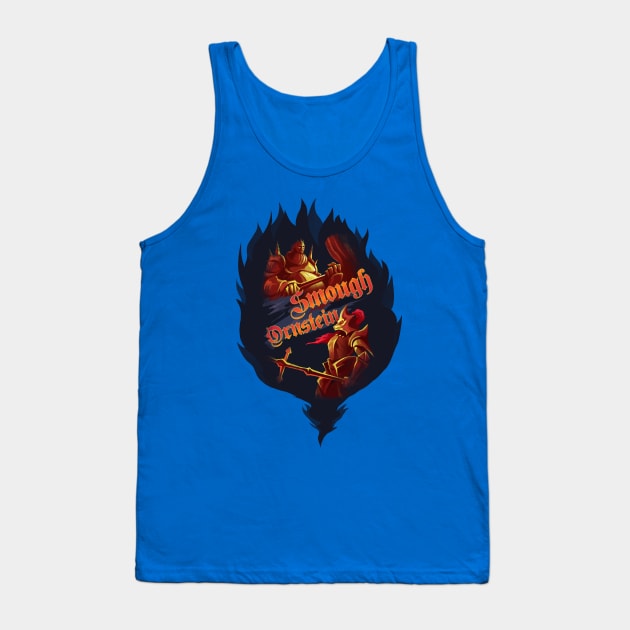 Dragon Slayer Ornstein and Executioner Smough Tank Top by Crowsmack